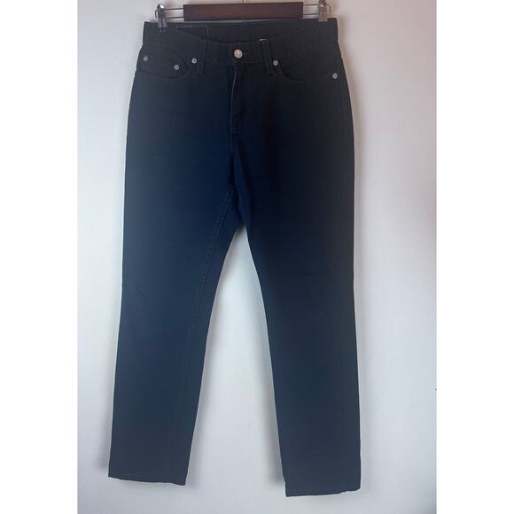 Vintage Levi's 510 Lower Rise Slim Fit Black Jean Size 29x30 - Picture 1 of 8